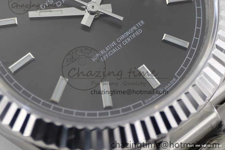 AAA Replica Watches Practical Best on 904L SS A Day TWF Bracelet Date 40mm SS Steel Grey 2358 Dial 1:1 Edition 0102